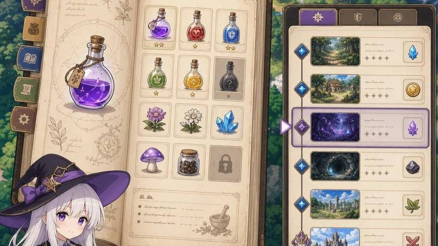 魔女秘药 任务推进 实机截图 1