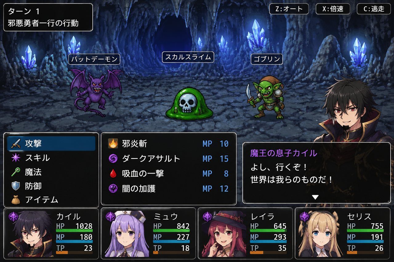 邪恶勇者一行 日式剧情RPG 实机截图 4