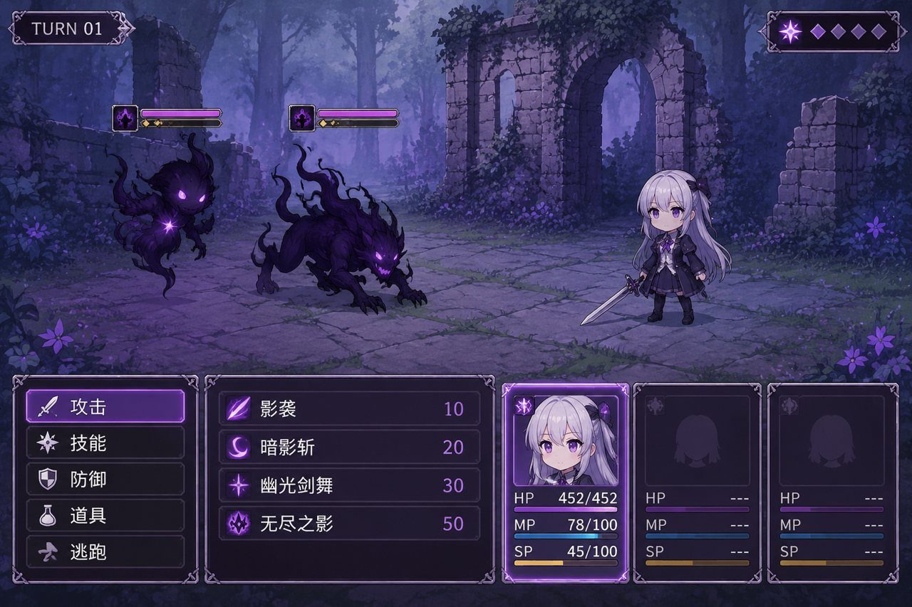 光与影的二重身 操作界面 展示图 3