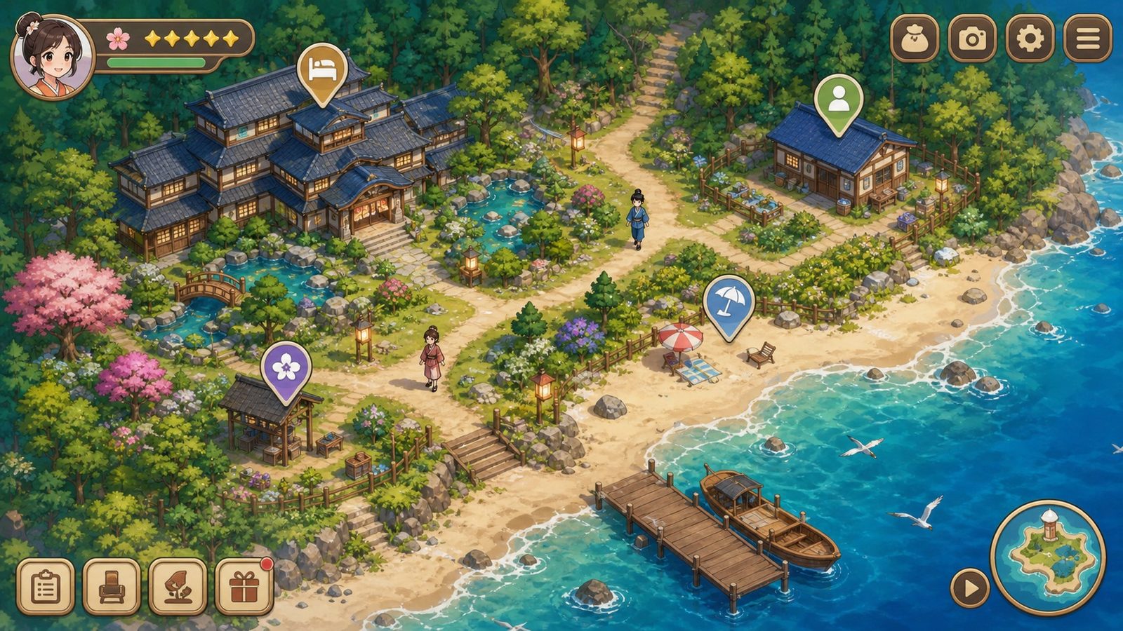 歌鸲旅馆KomadoriInn存档 PC官中版 玩法截图 3